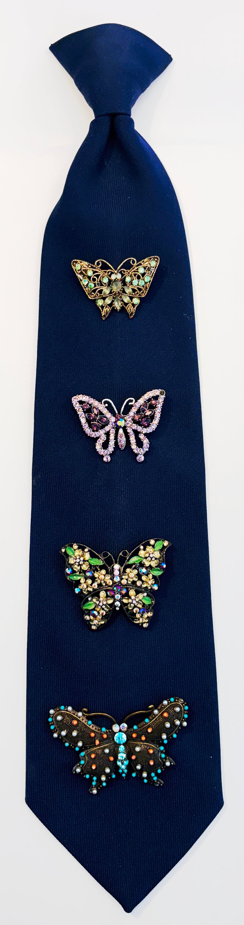 Tie with Butterflies
