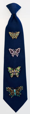 Tie with Butterflies