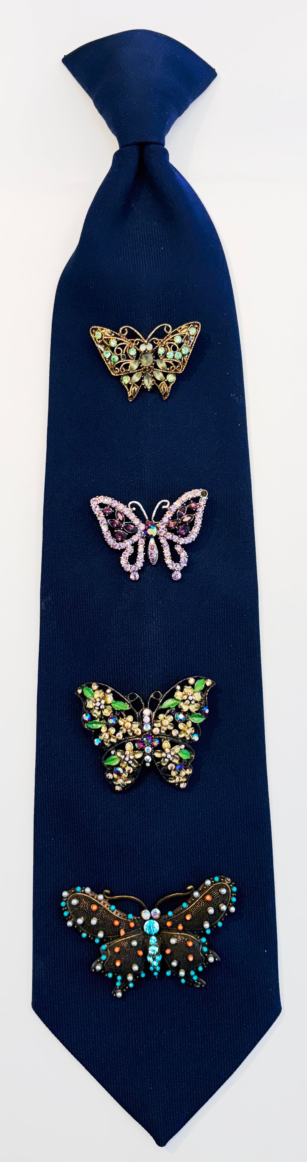 Tie with Butterflies