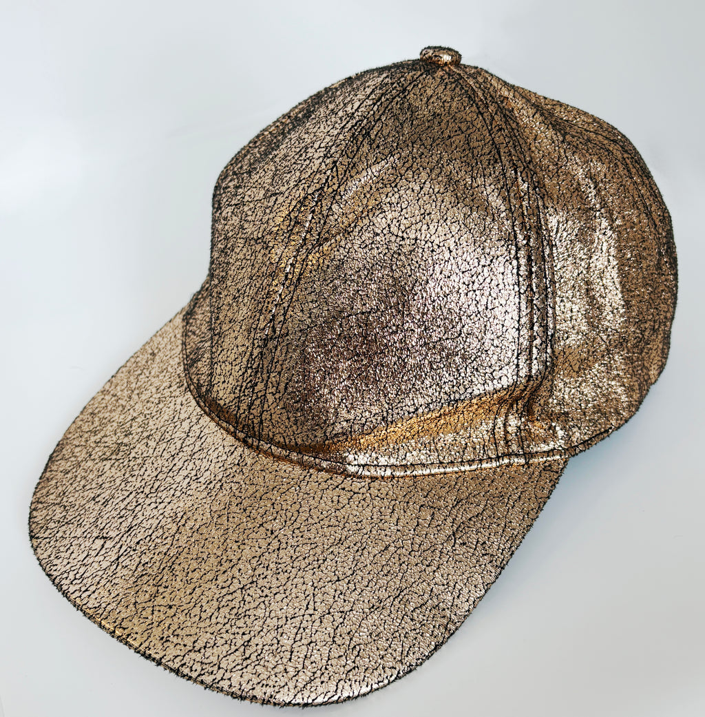 Retro 80s Gold Baseball Cap