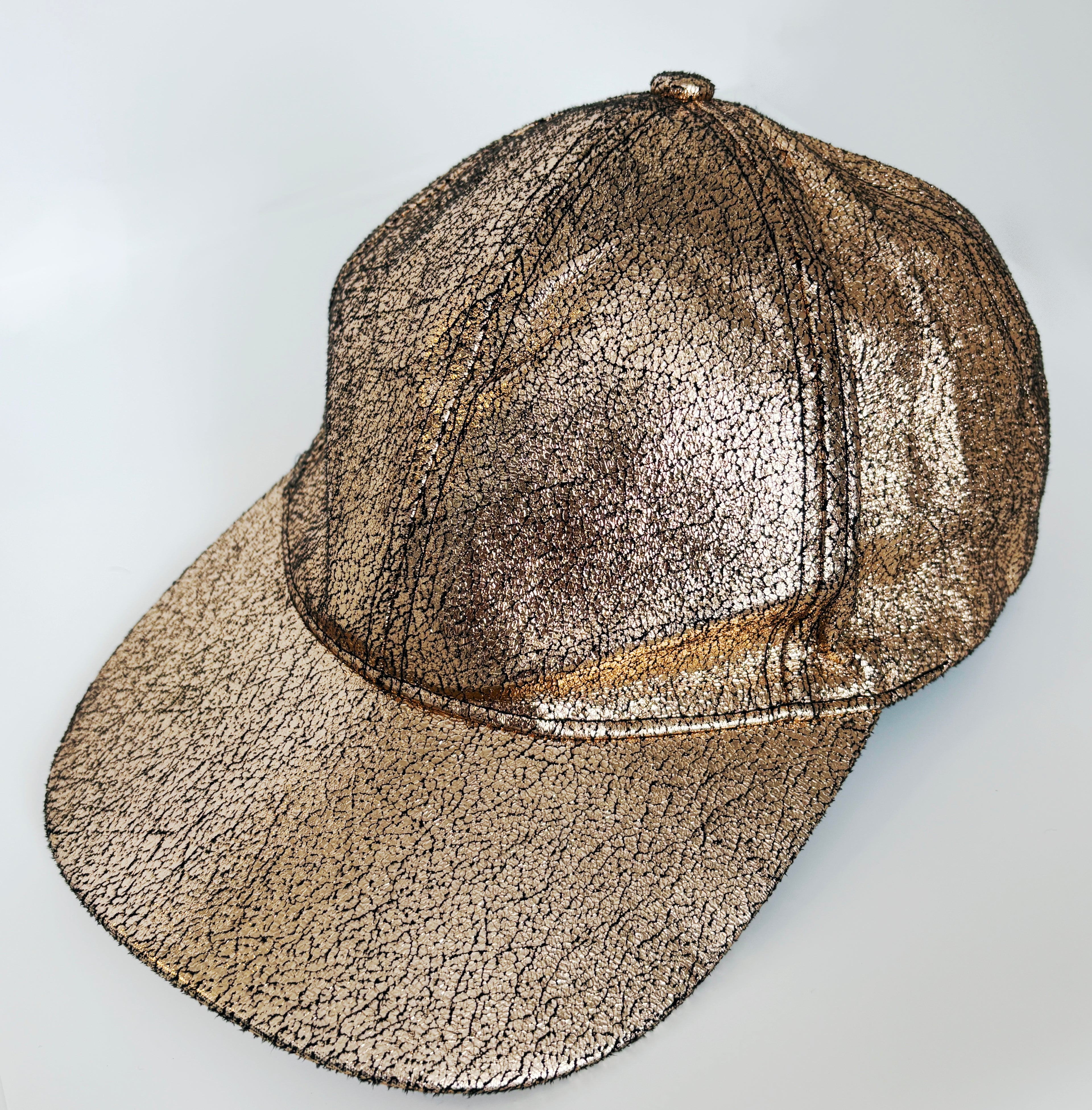 Retro 80s Gold Baseball Cap