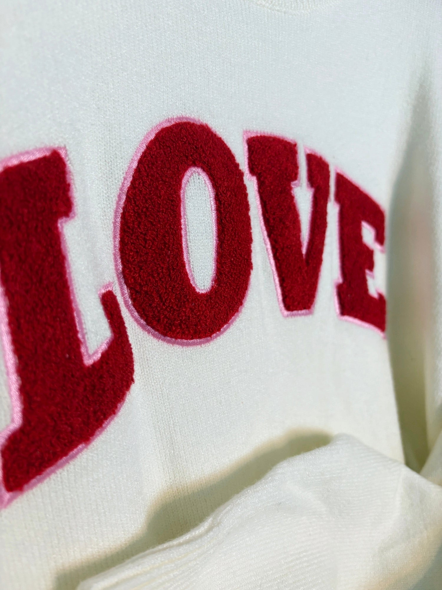 33 Degrees LOVE Varsity Sweater Women's XXL