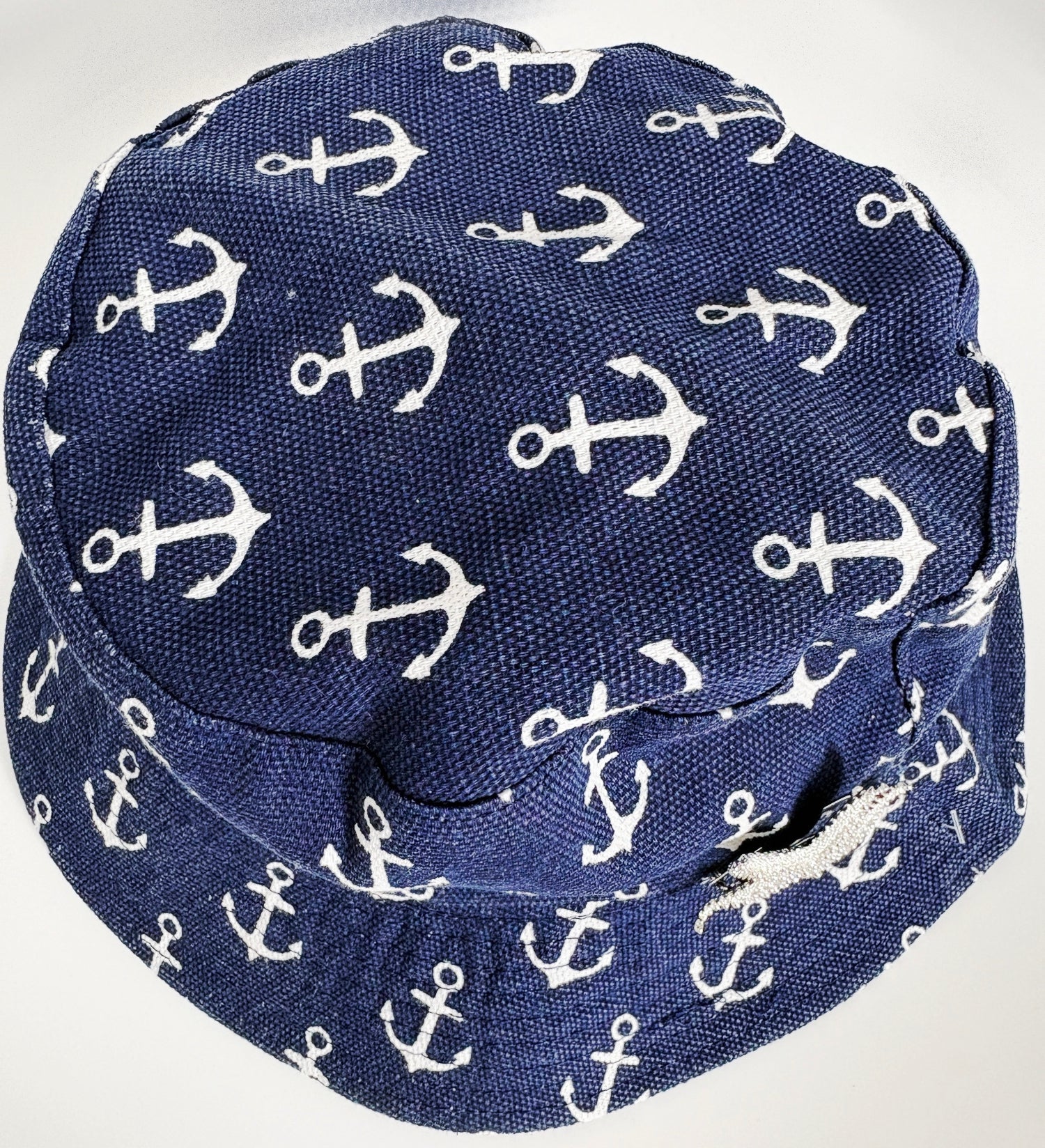 Ocean Reversible Bucket Hat with Starfish Brooch