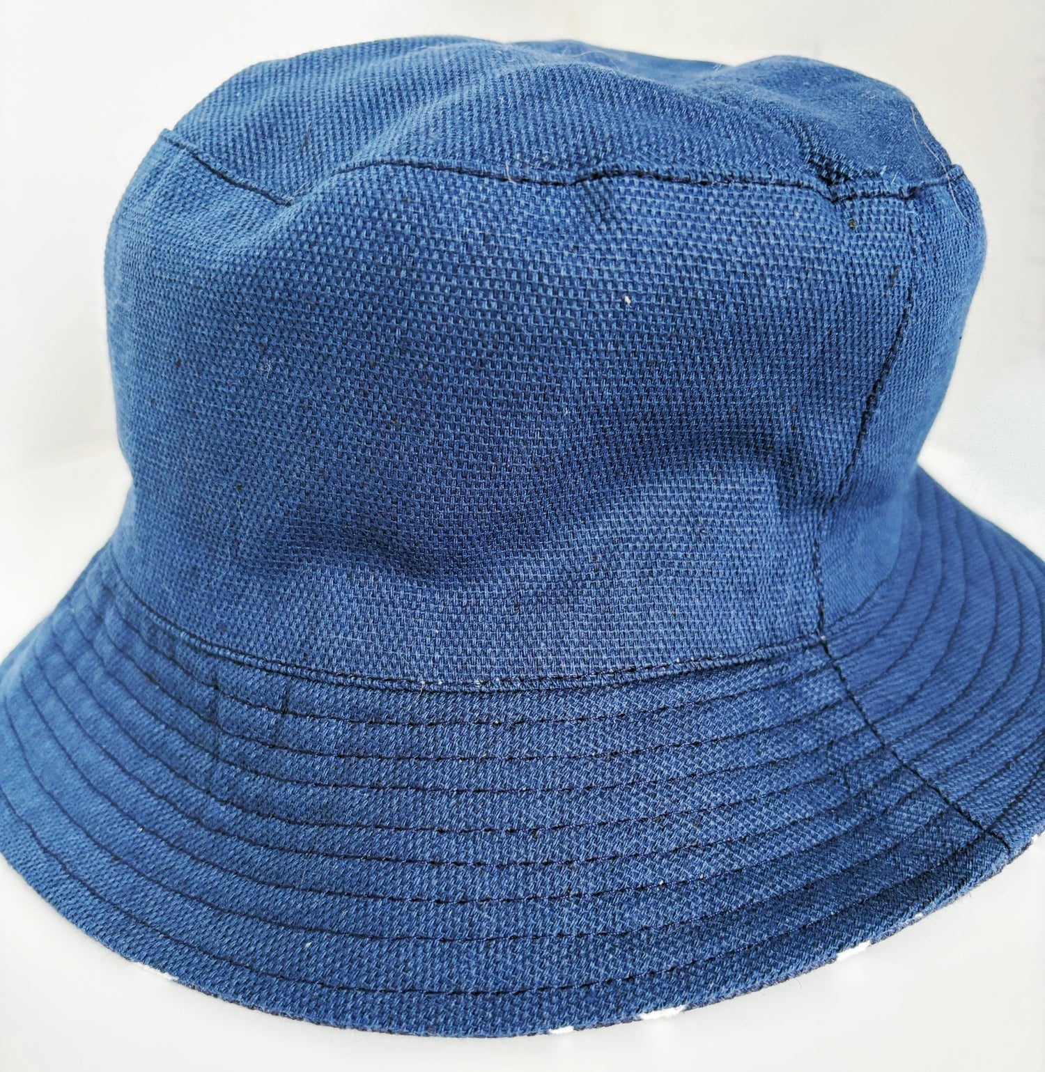 Ocean Reversible Bucket Hat with Starfish Brooch