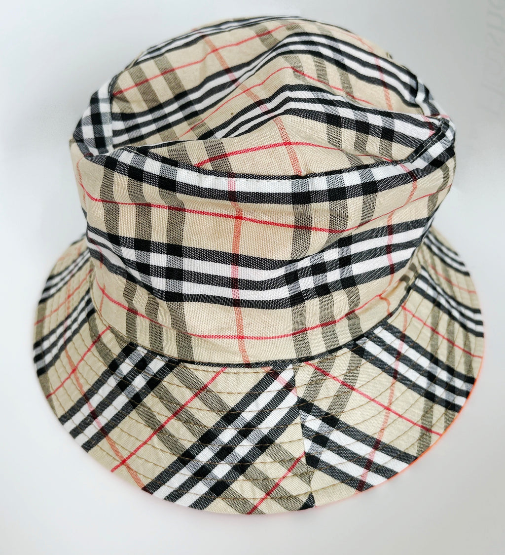 Reversible Bucket Hat Burberry-Inspired